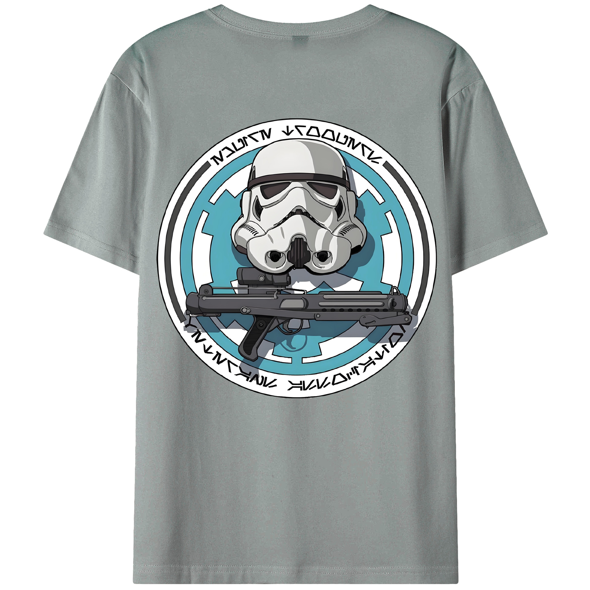 （画像用） スター・ウォーズ Star Wars 綿100％ メンズ半袖Tシャツ（バックプリント） 通気性